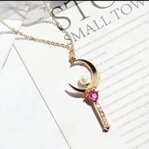 Moon Necklace Japanese Anime Jewelry Women Sailor Moon  Accessorie